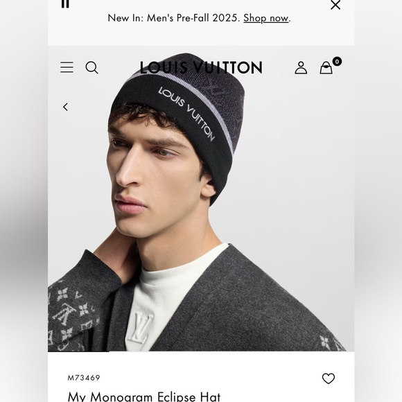 Authentic Louis Vuitton Brown M73469
My Monogram Eclipse Hat beanie - Picture 1 of 4